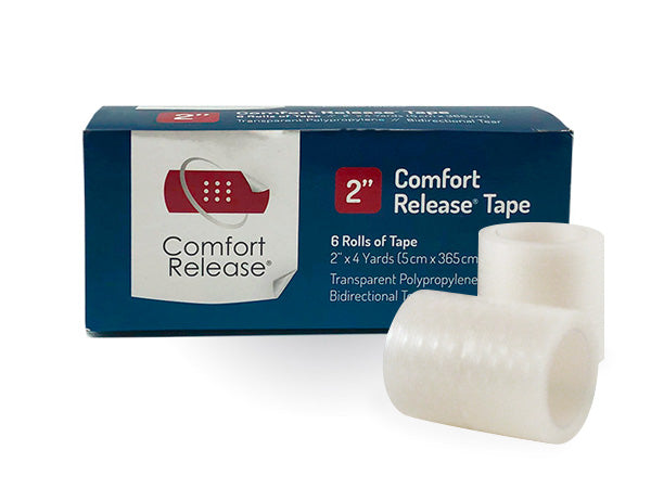 2″ Comfort Release® Transparent Tape