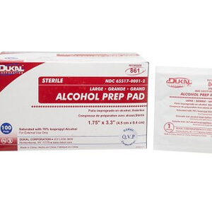 Comfort Release Trigger alcohol prep pads for painless bandage and tape removal